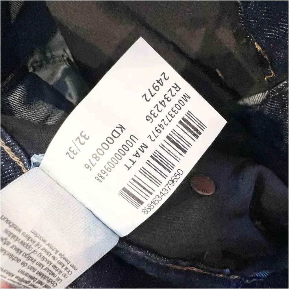 Mavi Men's Matt Relaxed Straight Leg Jeans in Dark Stanford Size 32/32 NWT